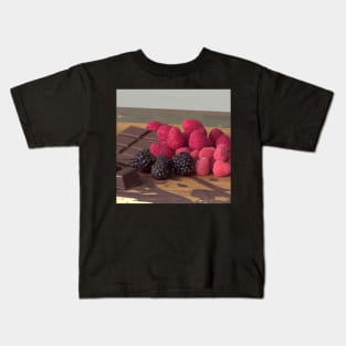 raspberry size chart Kids T-Shirt